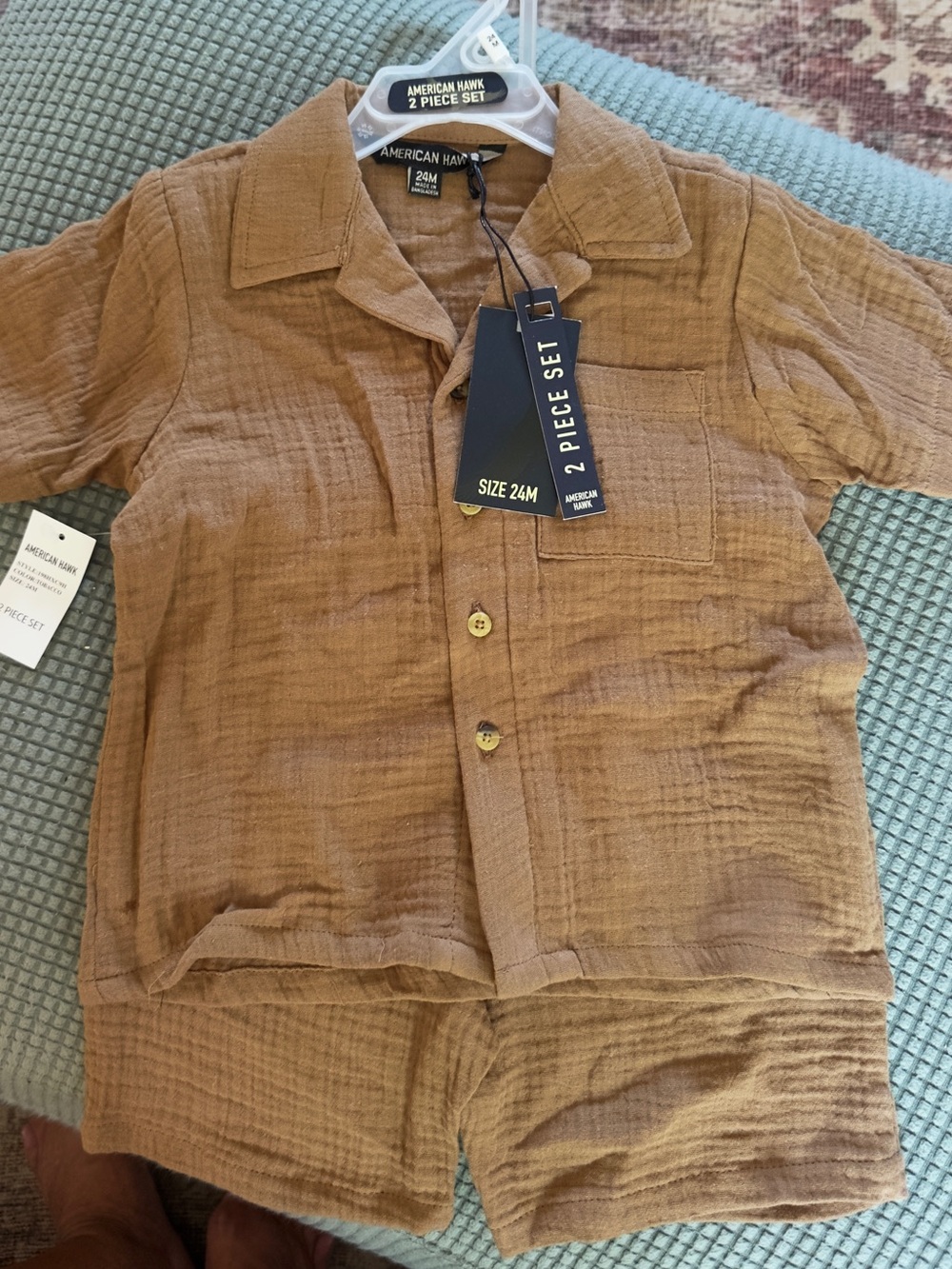 American Hawk Shorts Set